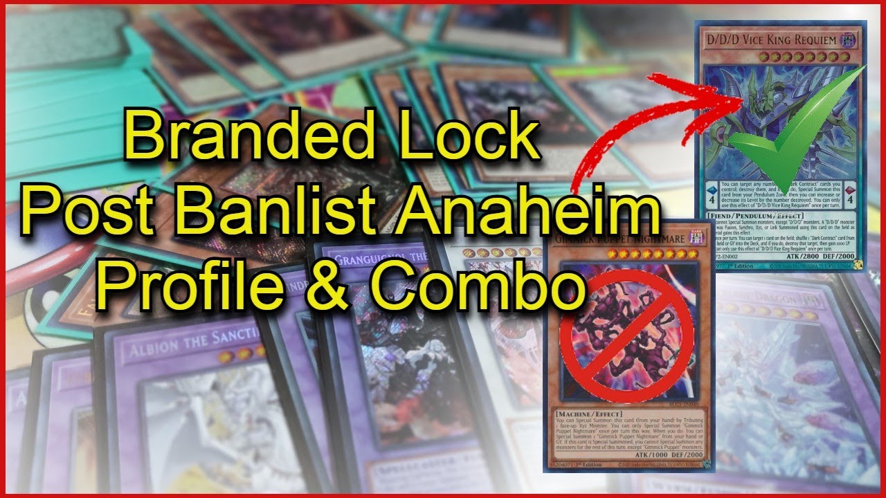 Branded Despia Deck Profile + Combo con DDD Vice King Requiem Post Ban List Anaheim en Yugioh TCG