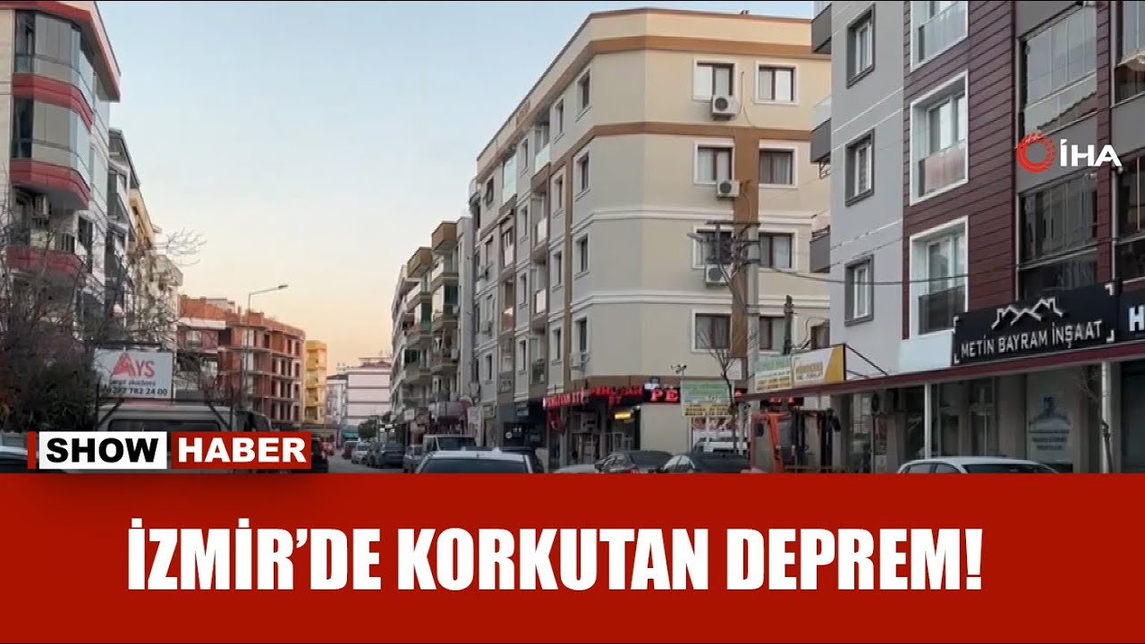 İzmir'de 5.1 büyüklüğünde deprem!