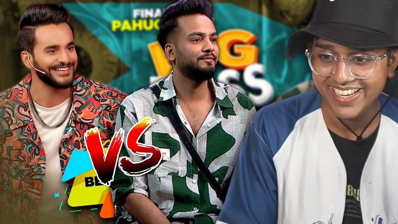 @theRachitroo reacts to @ElvishYadavVlogs  vs @FukraInsaan in bigg boss.
