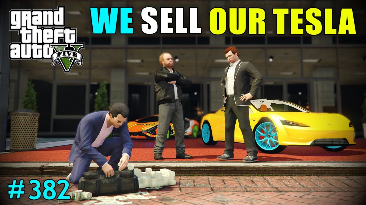 ANNA & CRIMINAL DESTROY OUR LUXUARY PLANE | WE SELL OUR TESLA | GTA V GAMEPLAY #382