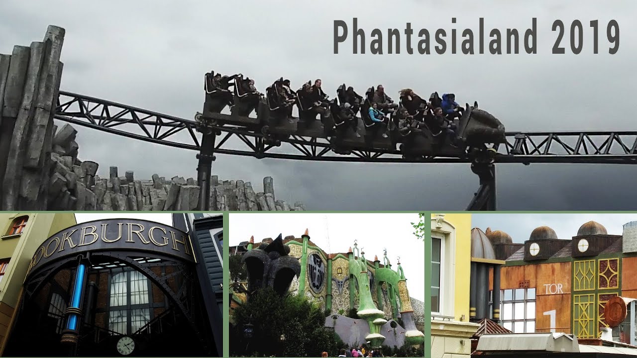Phantasialand 2019 | Fly Rookburgh Baustelle | Achterbahn Taron Slow Motion | Freizeitpark Vlog