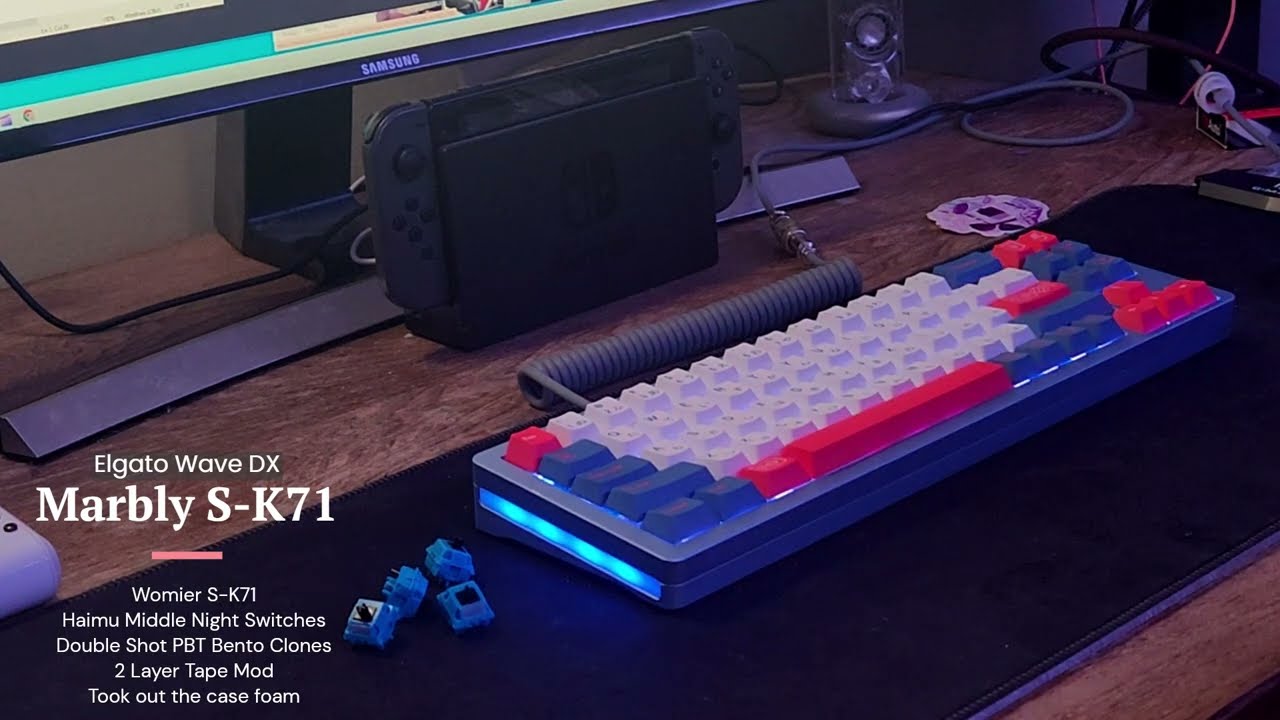 【Womier S-K71】I love how marbly this turned out! New daily driver for a while!