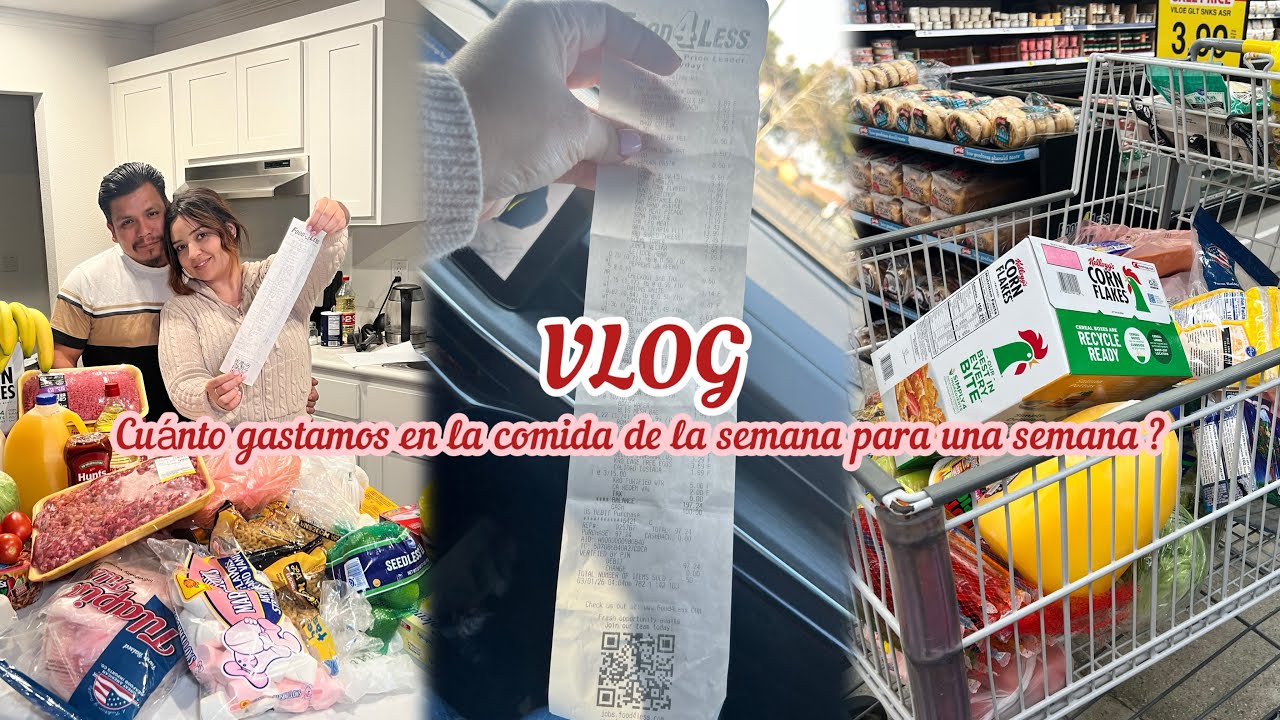 Cuánto gastamos en el mandado de la semana? 