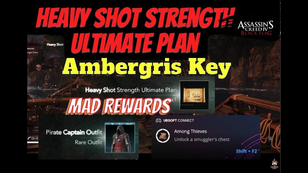 Heavy Shot Strength Ultimate Plan- Final Ship Upgrade Quick Guide #blackflagresynced #thegamerscafe