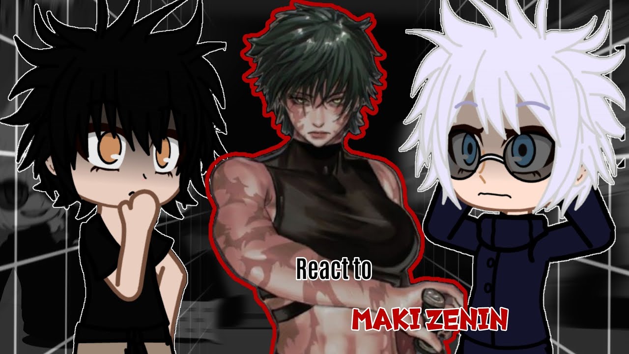 🥀Past jujutsu kaisen reacts to MAKI ZENIN 📈🔥✨#anime #reaction |Raevoid 