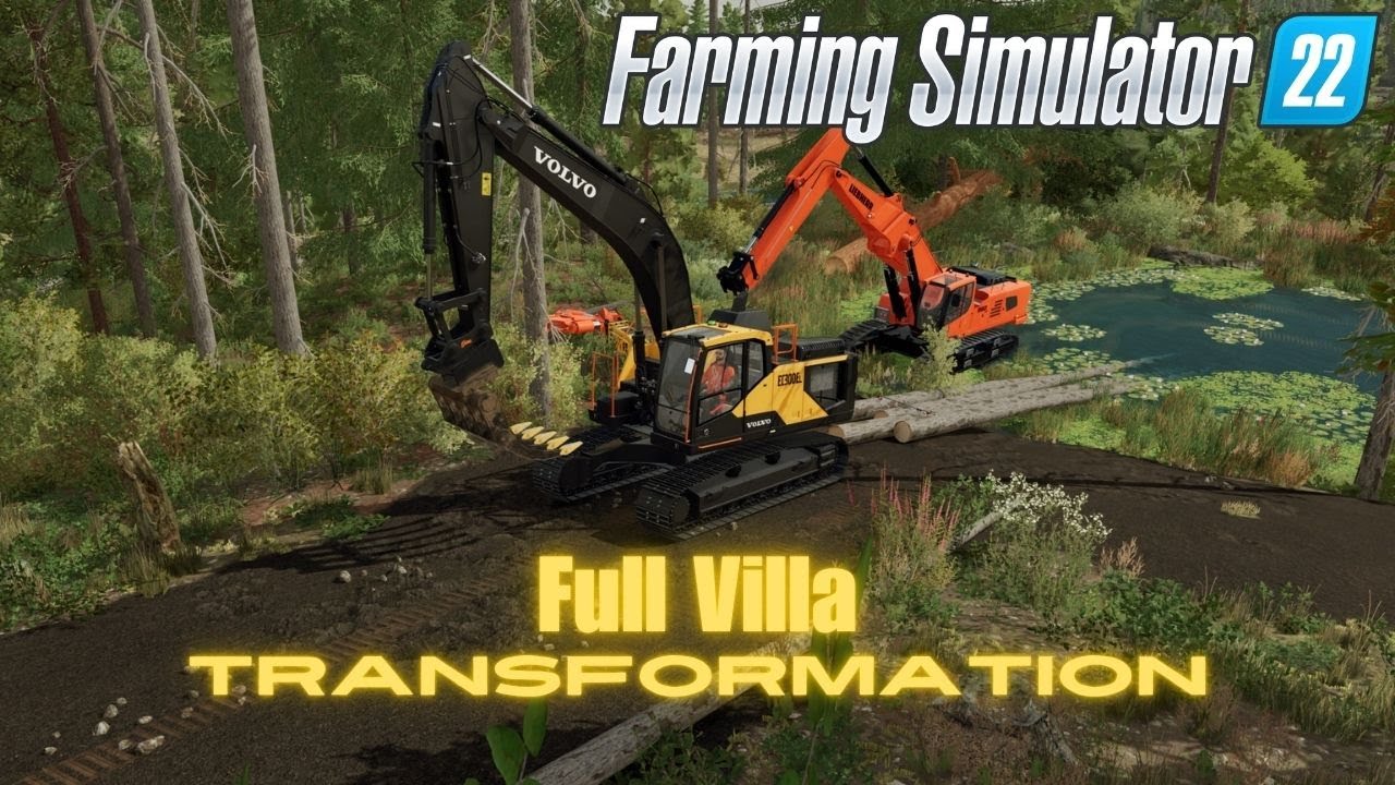 Transforming an Abandoned Villa: Complete Renovation & Yard Makeover | FS22