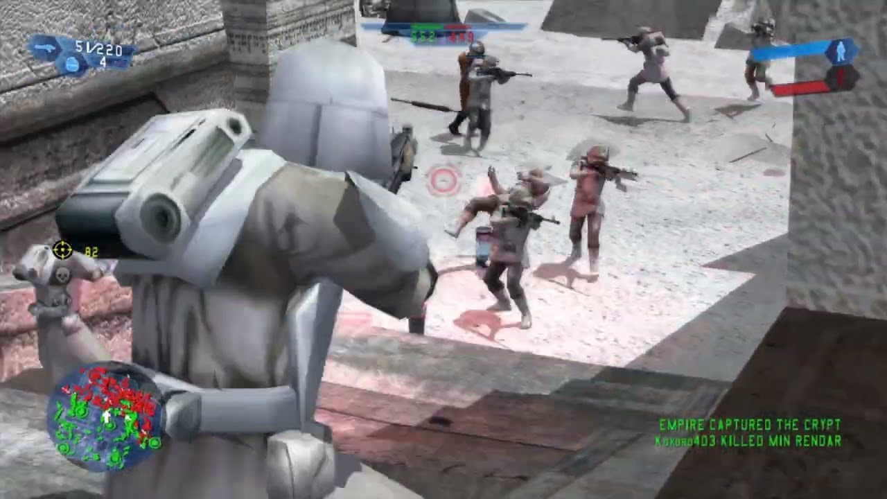 Star Wars Battlefront (2004) - Rhen Var: Citadel but its 200v200 gameplay Empire