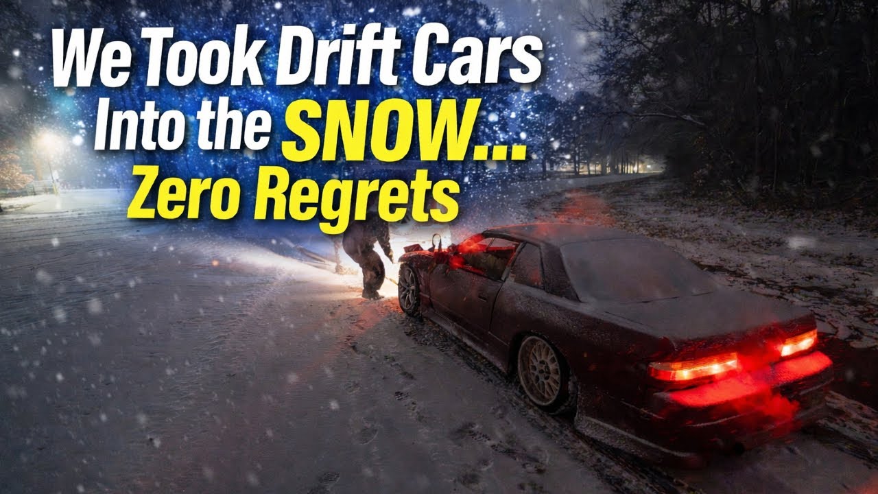 We Took Drift Cars Into the SNOW… Zero Regrets
