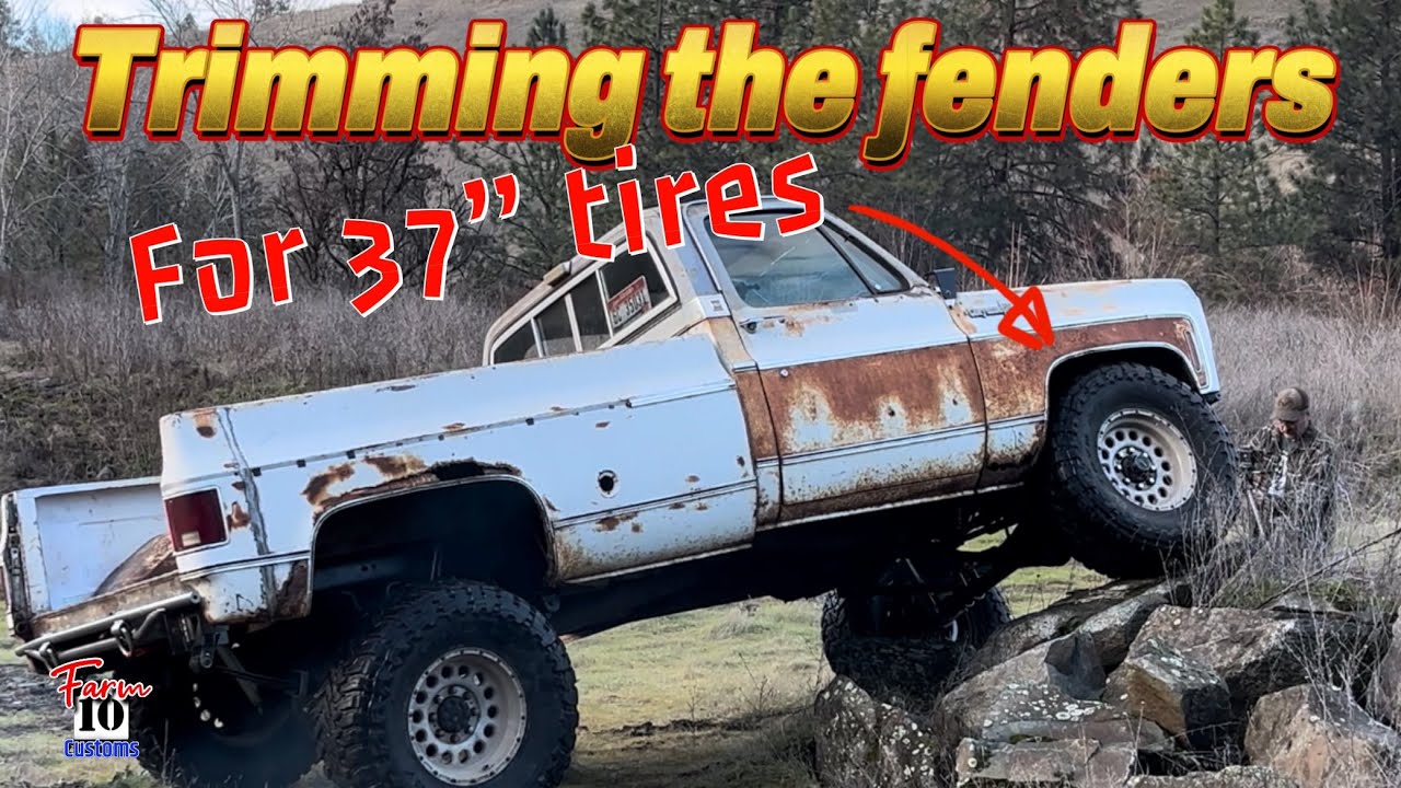 TRIMMING SQUAREBODY FENDERS FOR 37