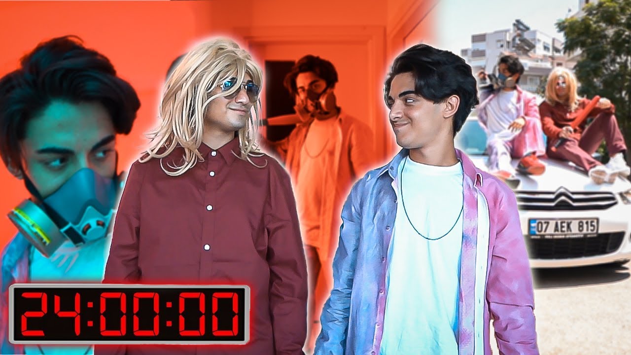24 SAAT ENES BATUR 'A PARODİ ÇEKMEK !! (Enes Batur Biliyom Parodi Kamera Arkası)