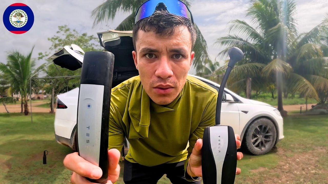 PAINFULLY TRICKY Charging in Belize | Tesla Expedition to South America