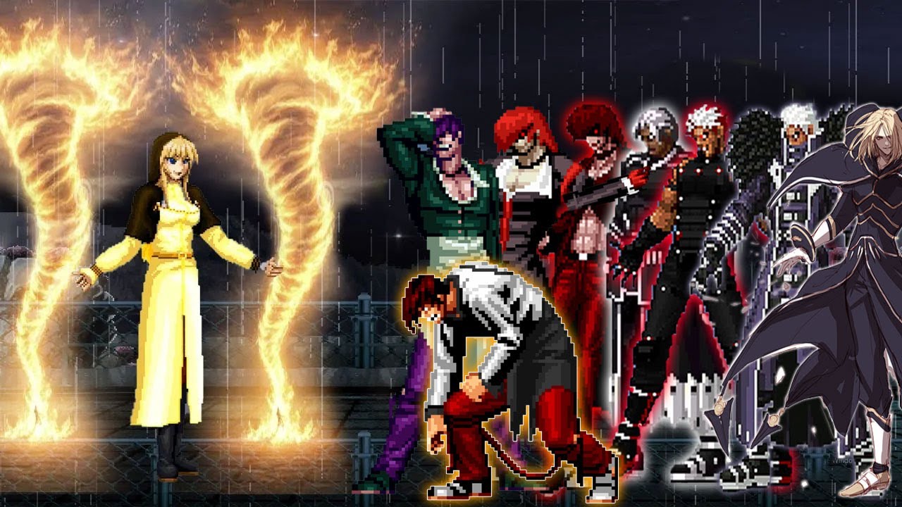 [Mugen KOF] Cal Sp Goeniko Vs Kof Super Bosses, Iori Yasakani Team