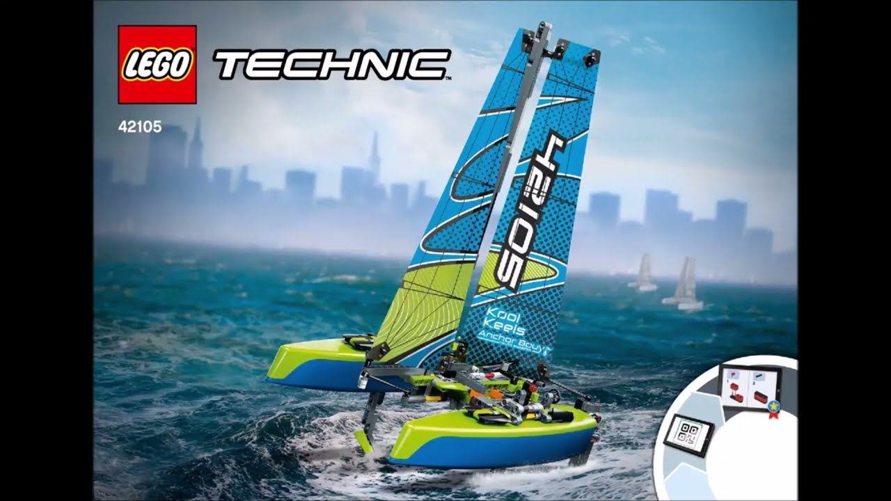 LEGO Instructions | Technic | 42105 | Catamaran | Mainbuild