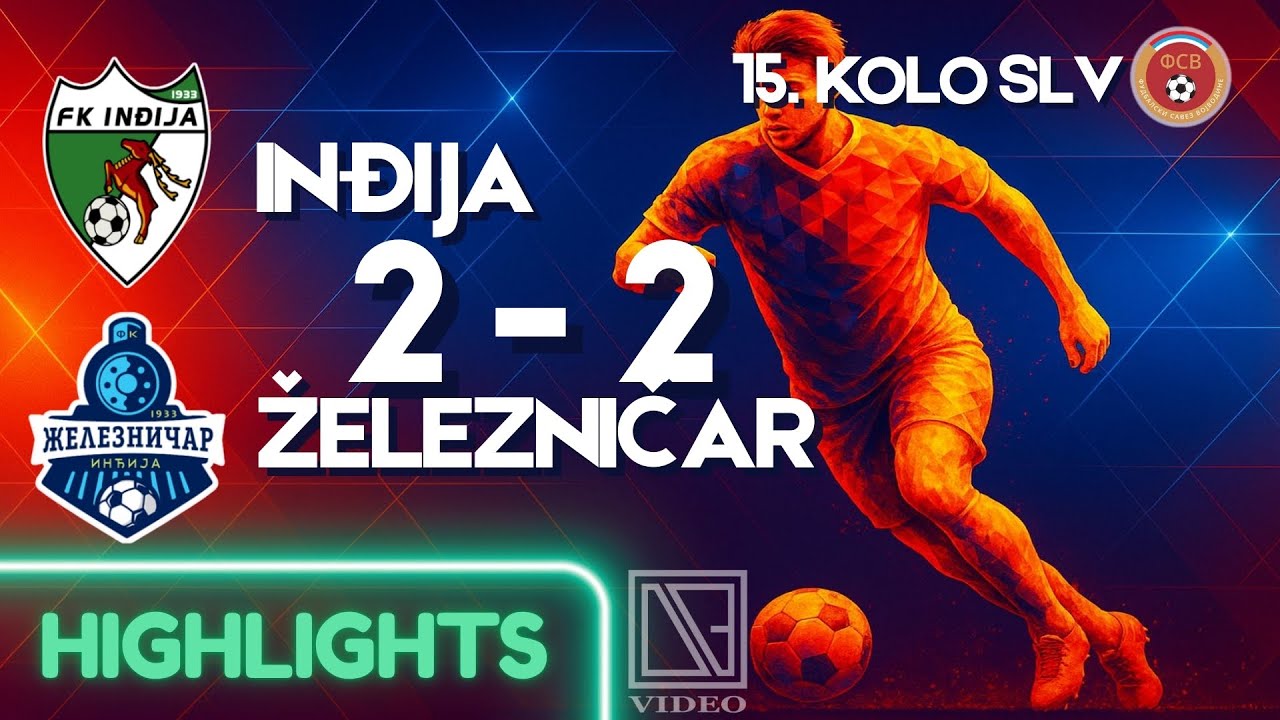 FK INĐIJA Inđija - FK ŽELEZNIČAR Inđija (Highlights) [22.11.2025.]