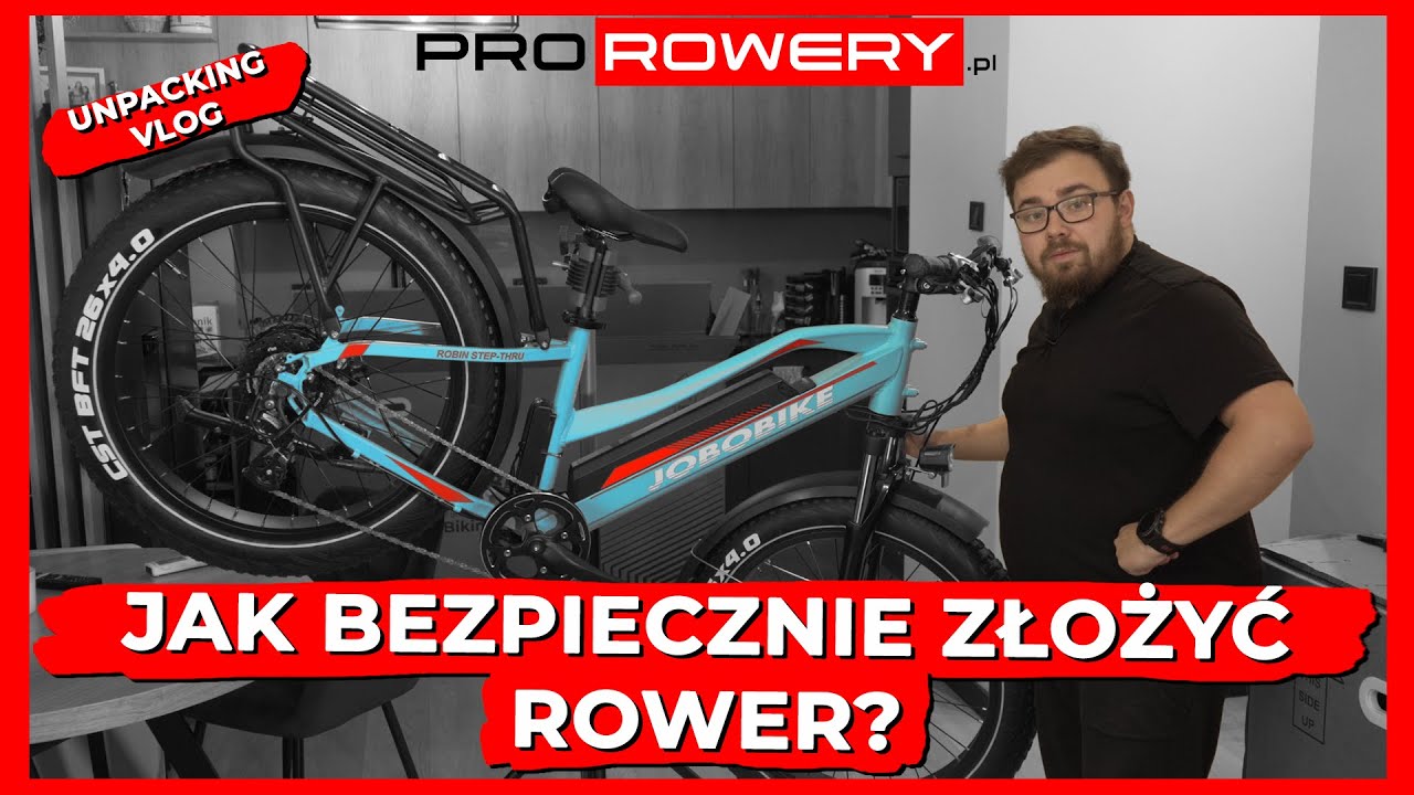UNPACKING VLOG 1: bezpieczny montaż roweru z kartonu // Jobobike Robin