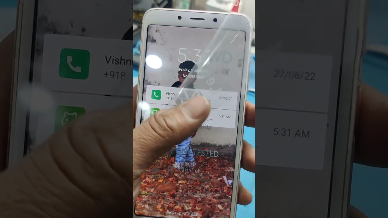 Redmi 6A Display and Touch Screen Glass Combo Replacement