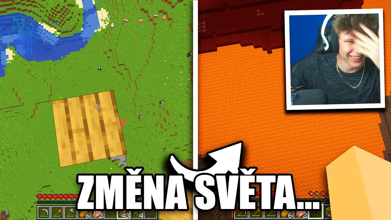 MINECRAFT, ale každých 5 minut se ZMĚNÍ SVĚT (DeathSwap)