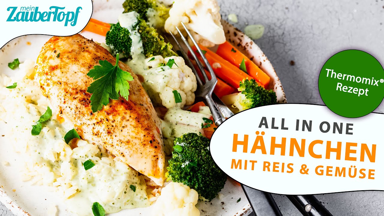 😍😍 Thermomix® ALL IN ONE Klassiker: Hähnchen mit Reis im Thermomix® | Thermomix® All in one Rezept