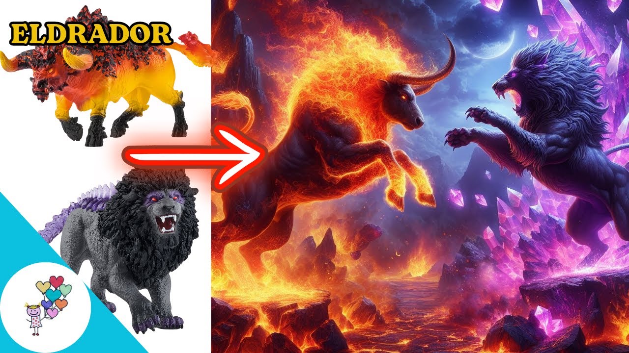 Schleich Eldrador Creatures - 😲 Die besten Kampfszenen real | Fantasiewesen/ Fabelwesen