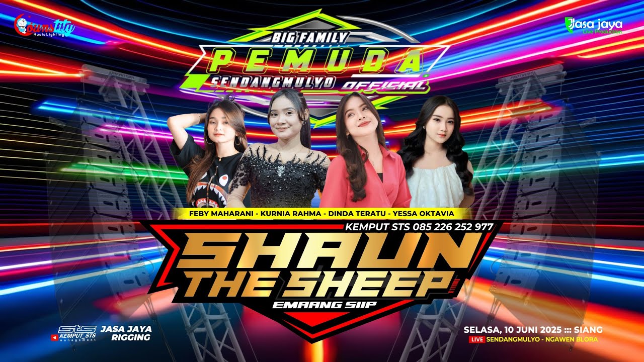 LIVE SHAUN THE SHEEP - HAPPY PARTY PEMUDA SENDANGMULYO OFFICIAL - NGAWEN BLORA | COUNSTITY AUDIO