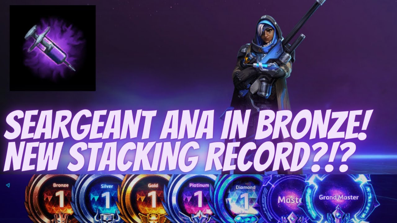 Ana Nanoboost - SERGEANT ANA IN BRONZE! NEW STACKING RECORD?!? - B2GM Season 6(Bronze 5)