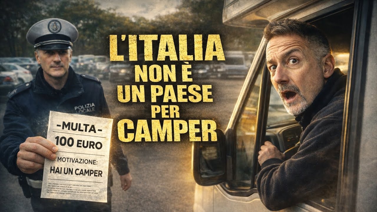 “Multa al camper in sosta libera: è legale? Cosa dice davvero la legge”