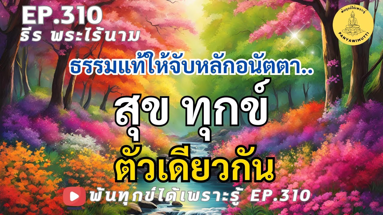 EP.310 ธรรมะที่ต่ำกว่าอนัตตา เป็นอวิชชาทั้งสิ้น เพียงจับหลักอนัตตา   By ธีร พระไร้นาม 27-11-67