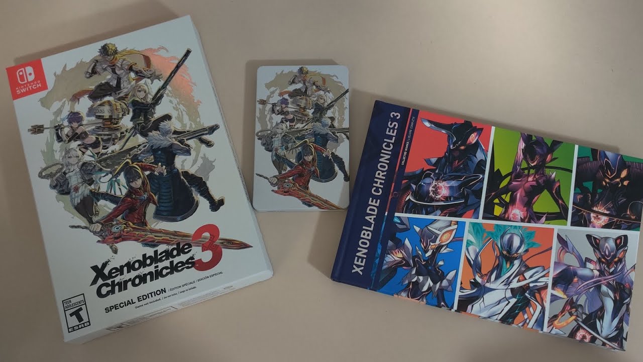 Xenoblade Chronicles 3 Collector's Edition Nintendo Switch Unboxing
