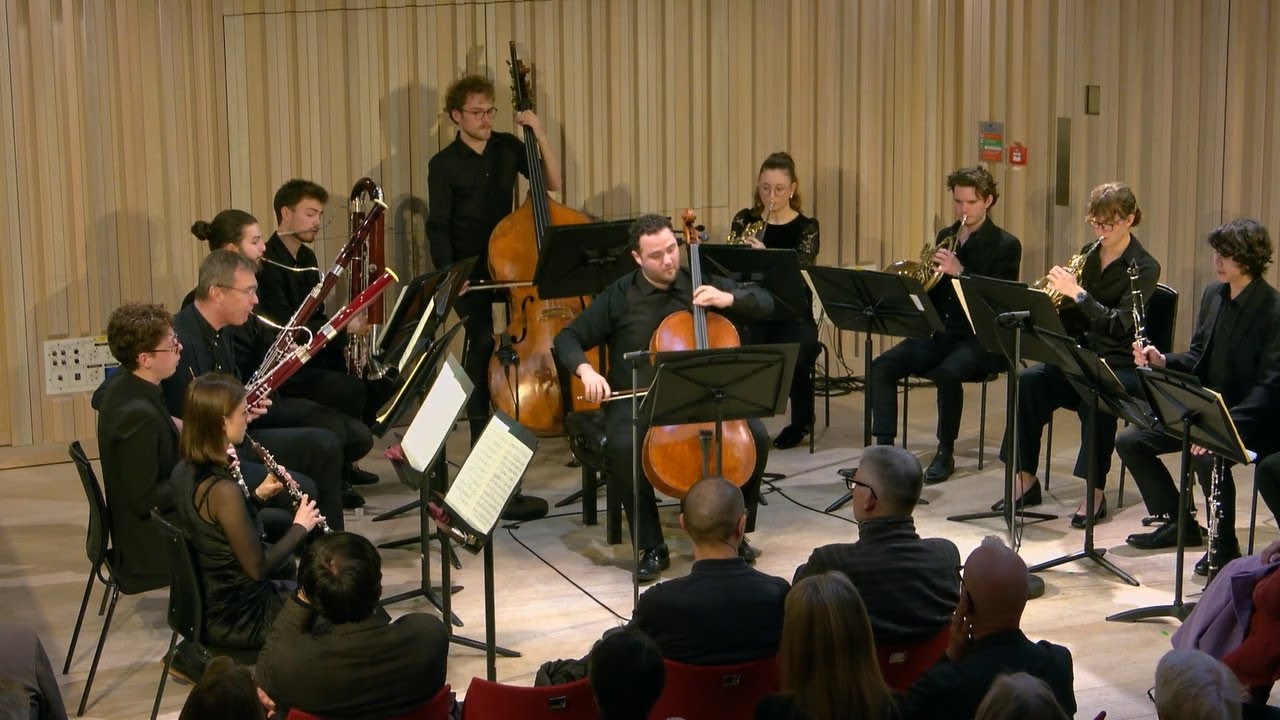 Academy students and musicians from the Czech Philharmonic perform Dvořák's Serenade in D Minor