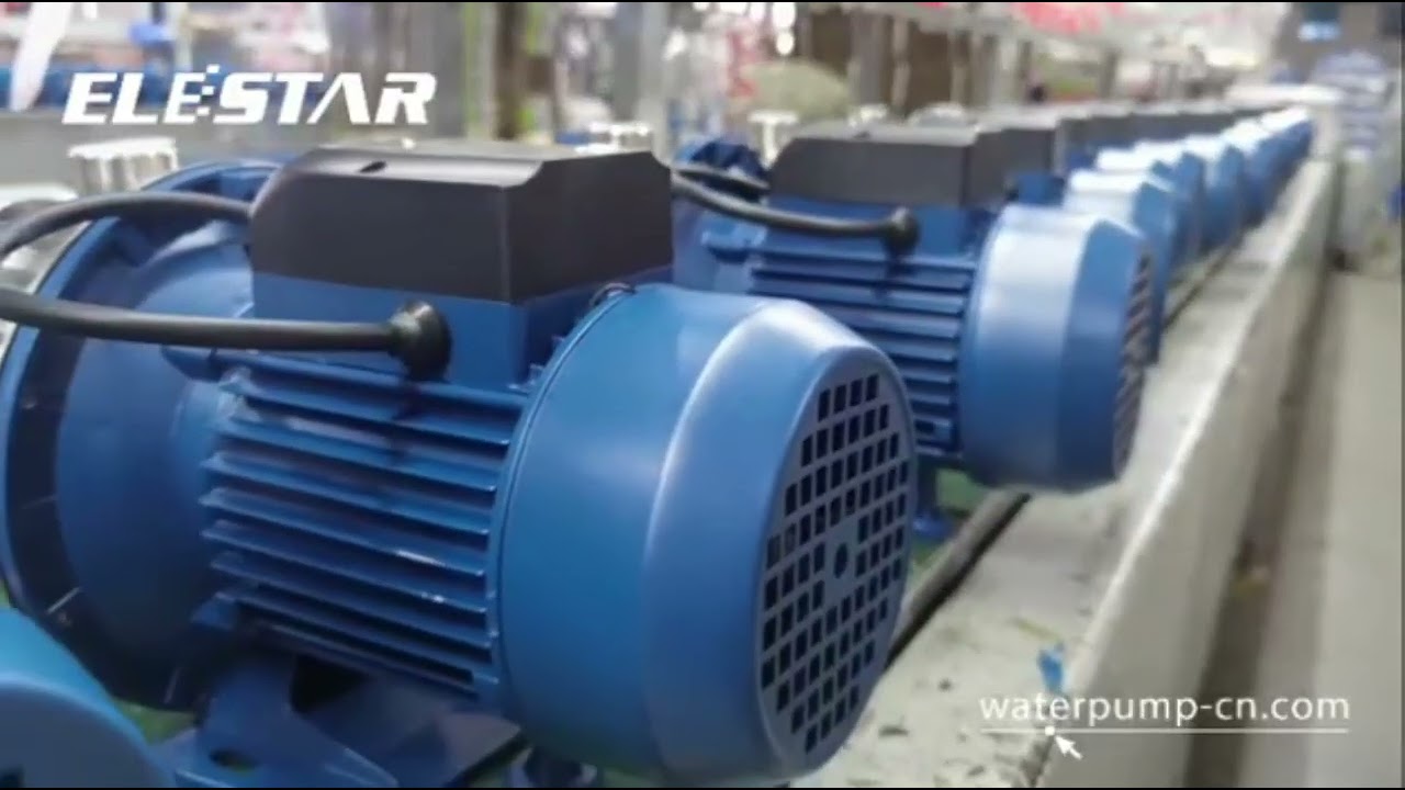 This is the production process of our ELESTAR water pumps