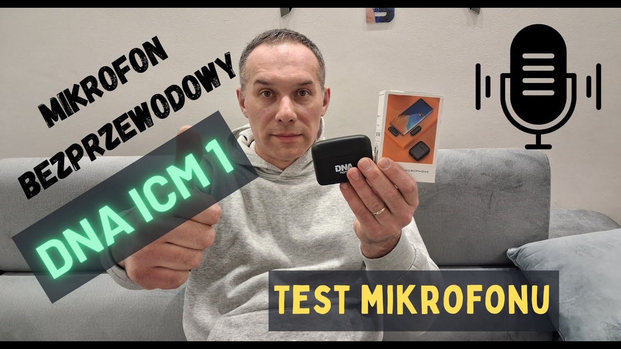 Test Mikrofonu Bezprzewodowego DNA ICM1 - Recenzja i Prezentacja