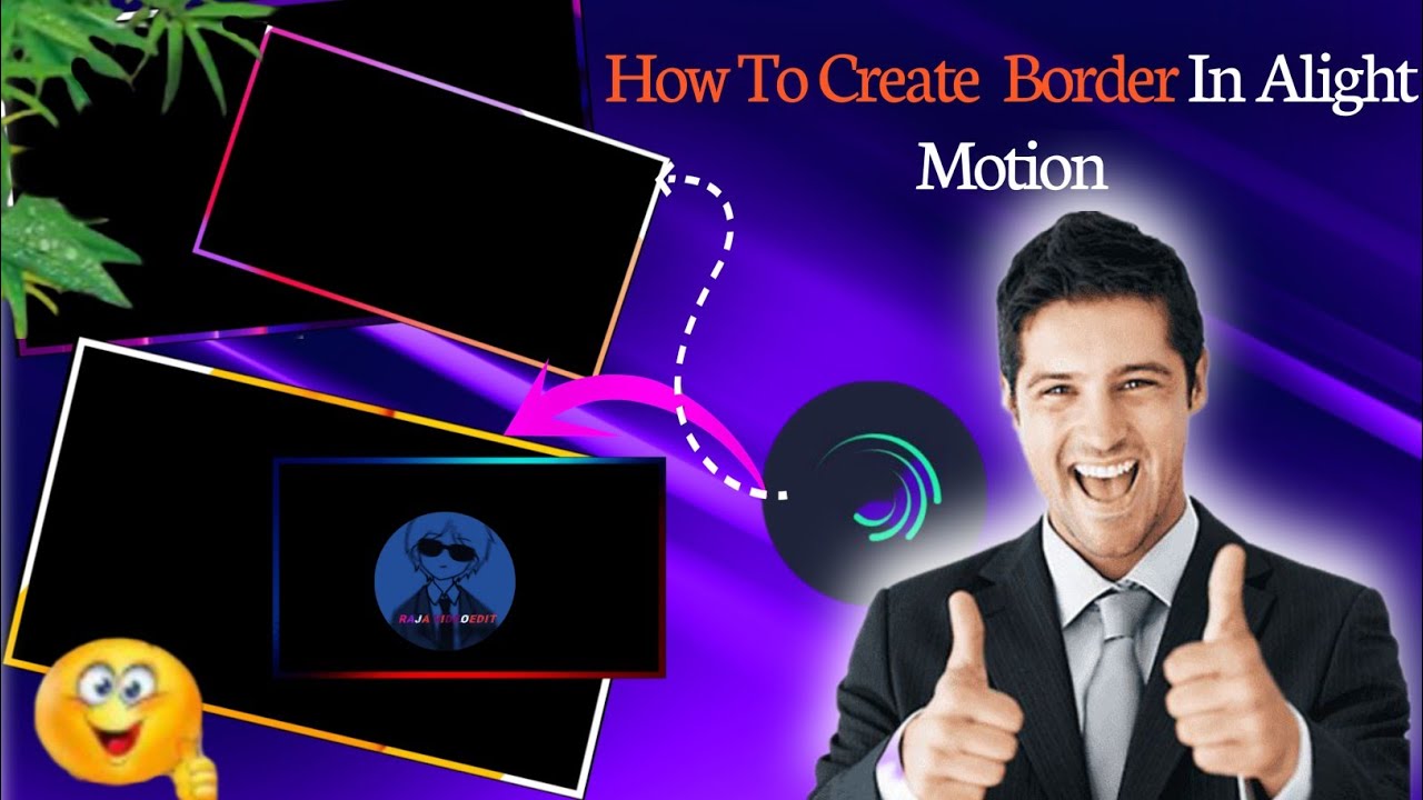 How To Create Neon Border In Alight Motion Editing Alight Motion Neon Border Edit Kinemaster Kannada