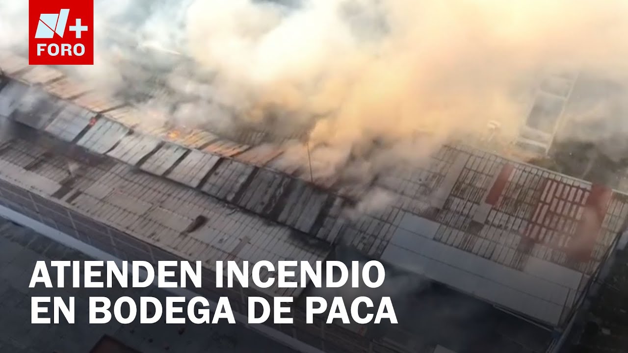 Fuerte Incendio Hoy en Acolman, Cerca de la Lechería–Texcoco - N+ Foro