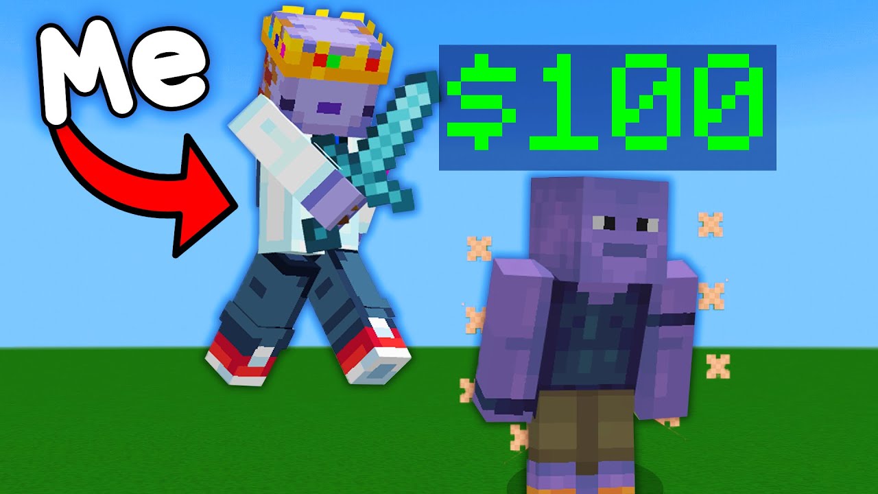 I DOMINATED A $100 Minecraft Tournament...