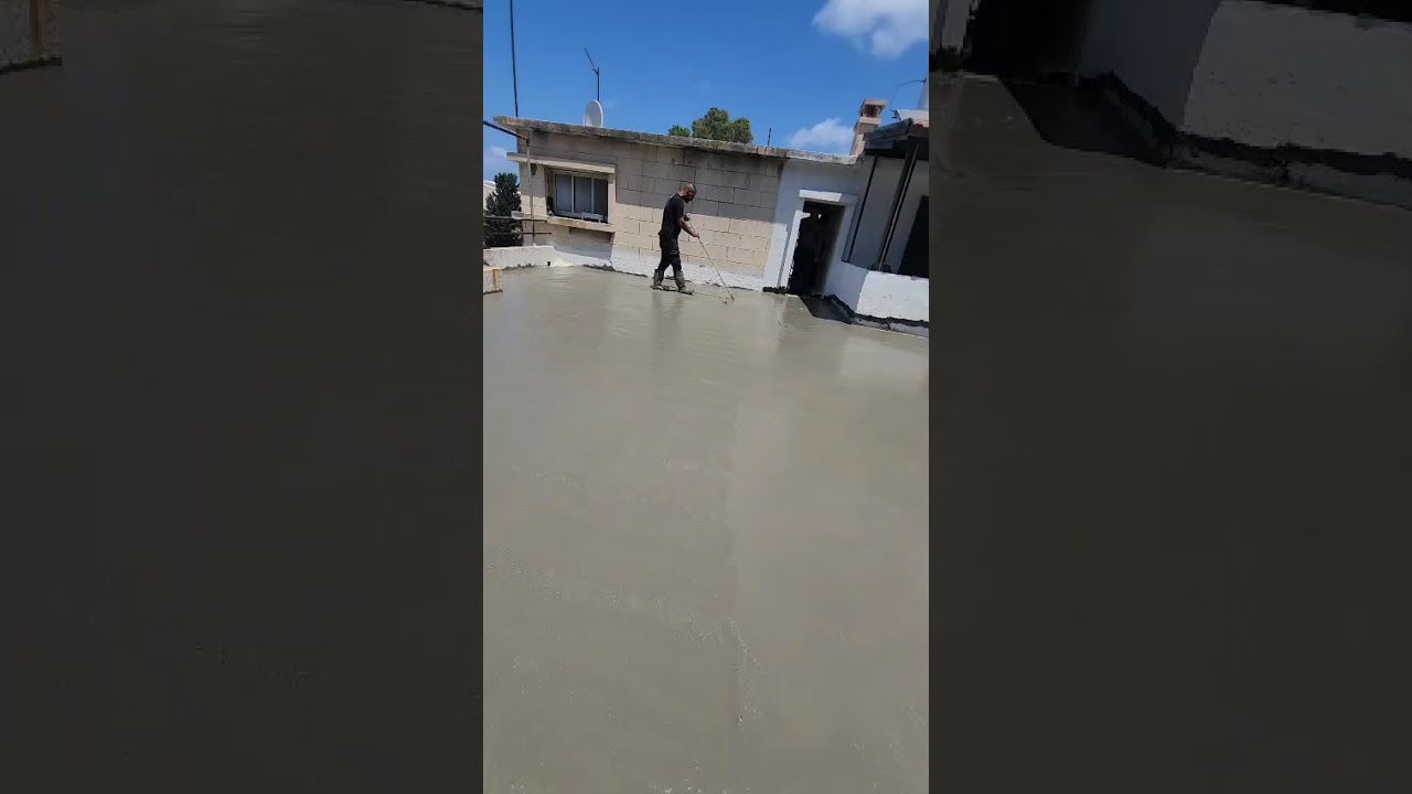 איטום גגות מקצועי – יישור בטון (בטקל) לפני יריעות ביטומניות