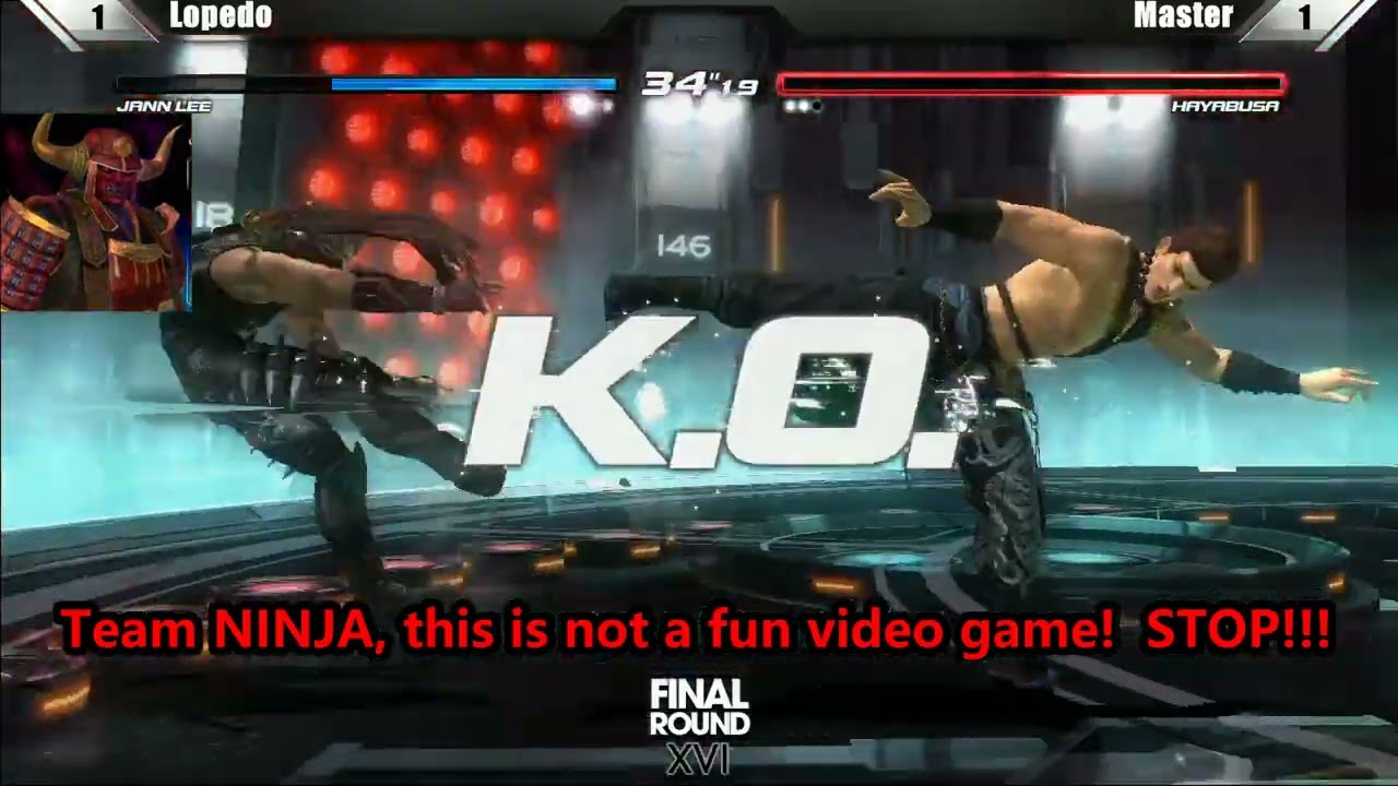 Team NINJA, your community manager, @MASTERFTW, wants to have FUN in Dead or Alive 6 Last Round