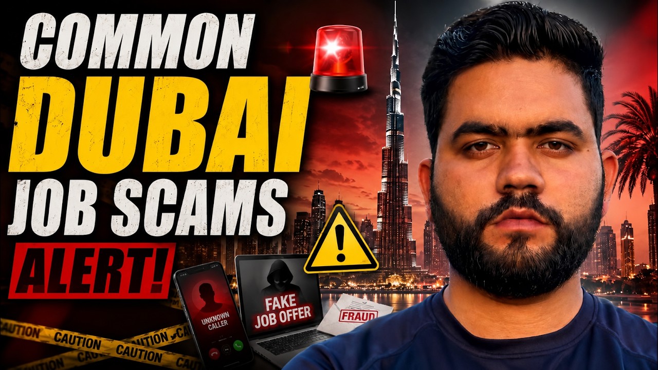 Common Dubai Job Scams 2026 🚨 | How to Avoid Fake Jobs in UAE | Complete Guide