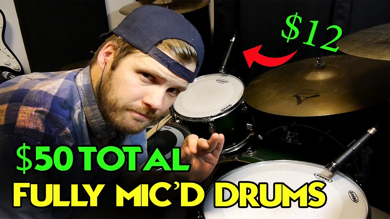 Full Drum Kit Mic'd for $50?? Sounds Amazing!