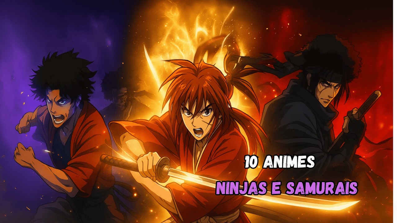 Top 10 Animes de Ninjas e Samurais Que Você Precisa Assistir