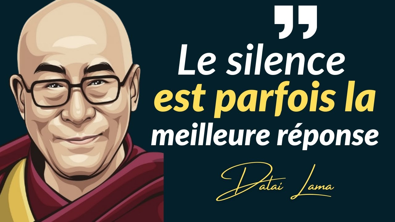 50 des meilleures citations du Dalai Lama sur la vie, l'amour et le bonheur.