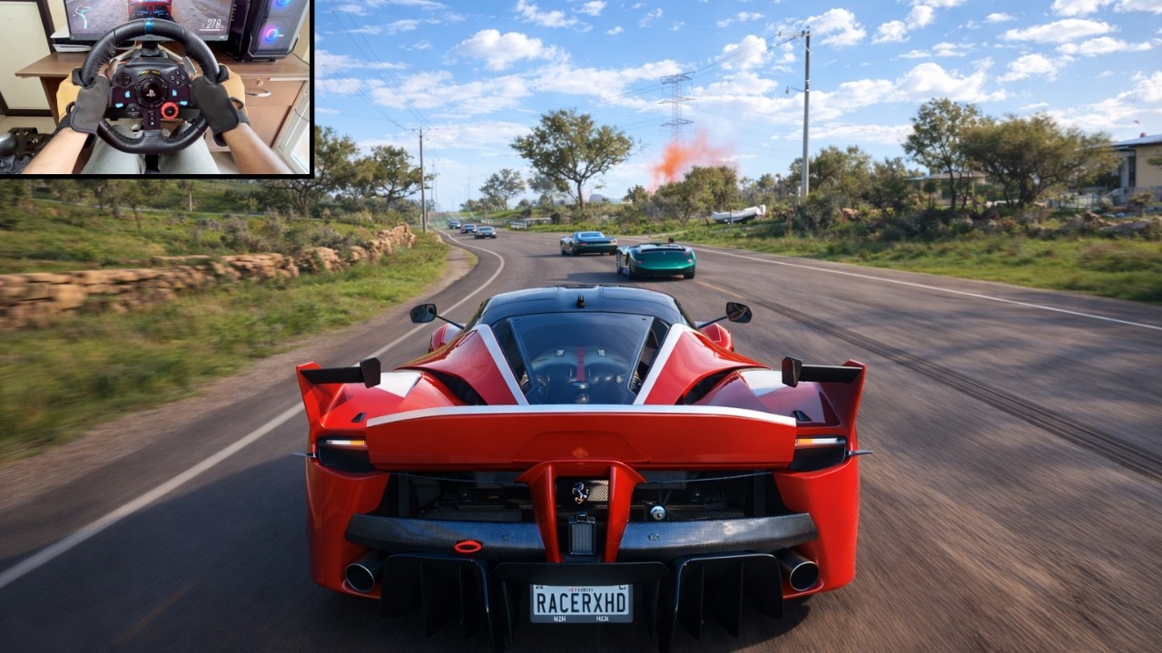 Ferrari FXX K VS High Rollers - Forza Horizon 5 | PS5 | G29