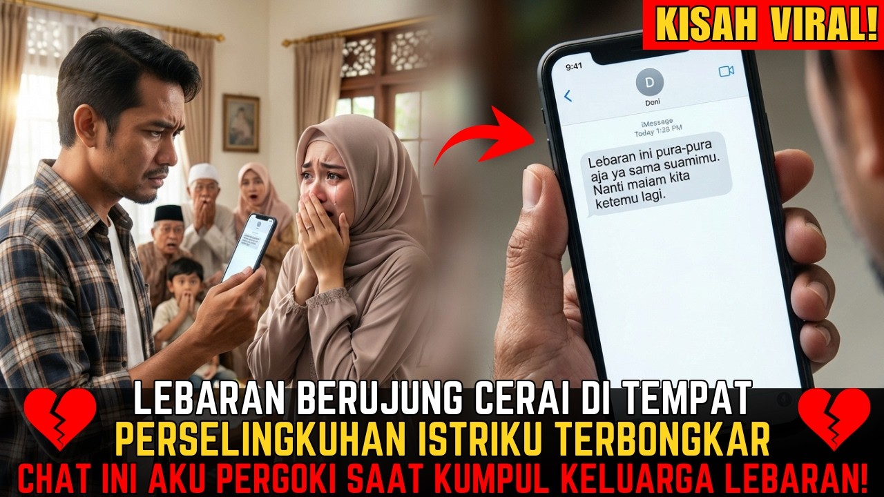 LEBARAN BERUJUNG CERAI DI TEMPAT! PERSELINGKUHAN ISTRIKU TERBONGKAR SAAT KUMPUL KELUARGA LEBARAN!