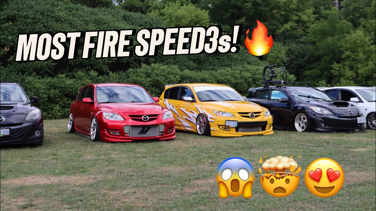 Craziest MazdaSpeed3 Lineup You'll Ever See!😱🔥 | Meeting of Mazdas 2025