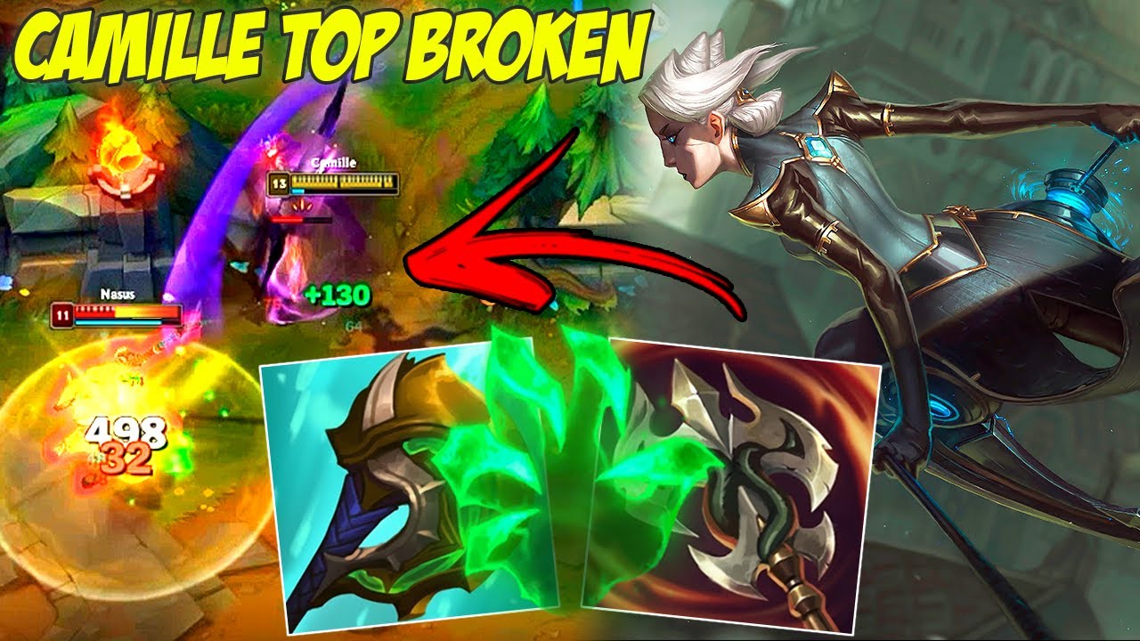 CAMILLE MELHOR TOP DO PATCH 12.13 - LEAGUE OF LEGENDS