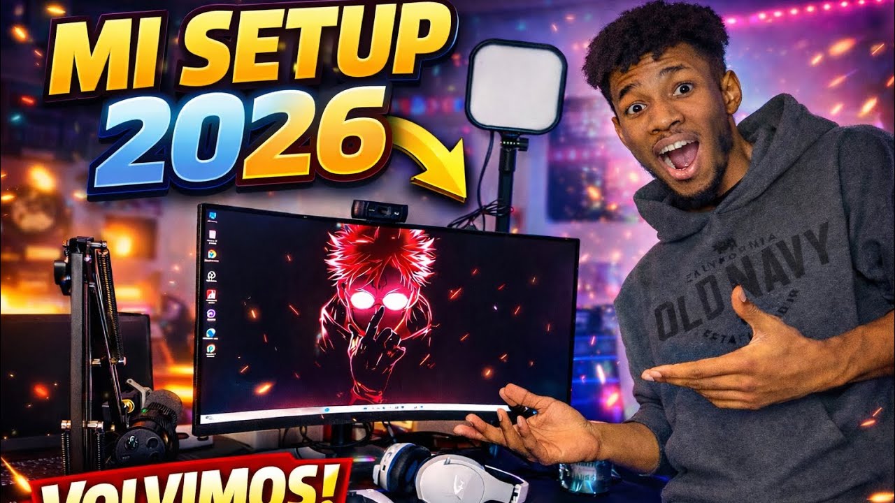 Setup Gamer 2025 al 2026 🌟 | PS5 + Mini PC GEEKOM + LG UltraGear + Mic Pro + Streaming TOP🔥