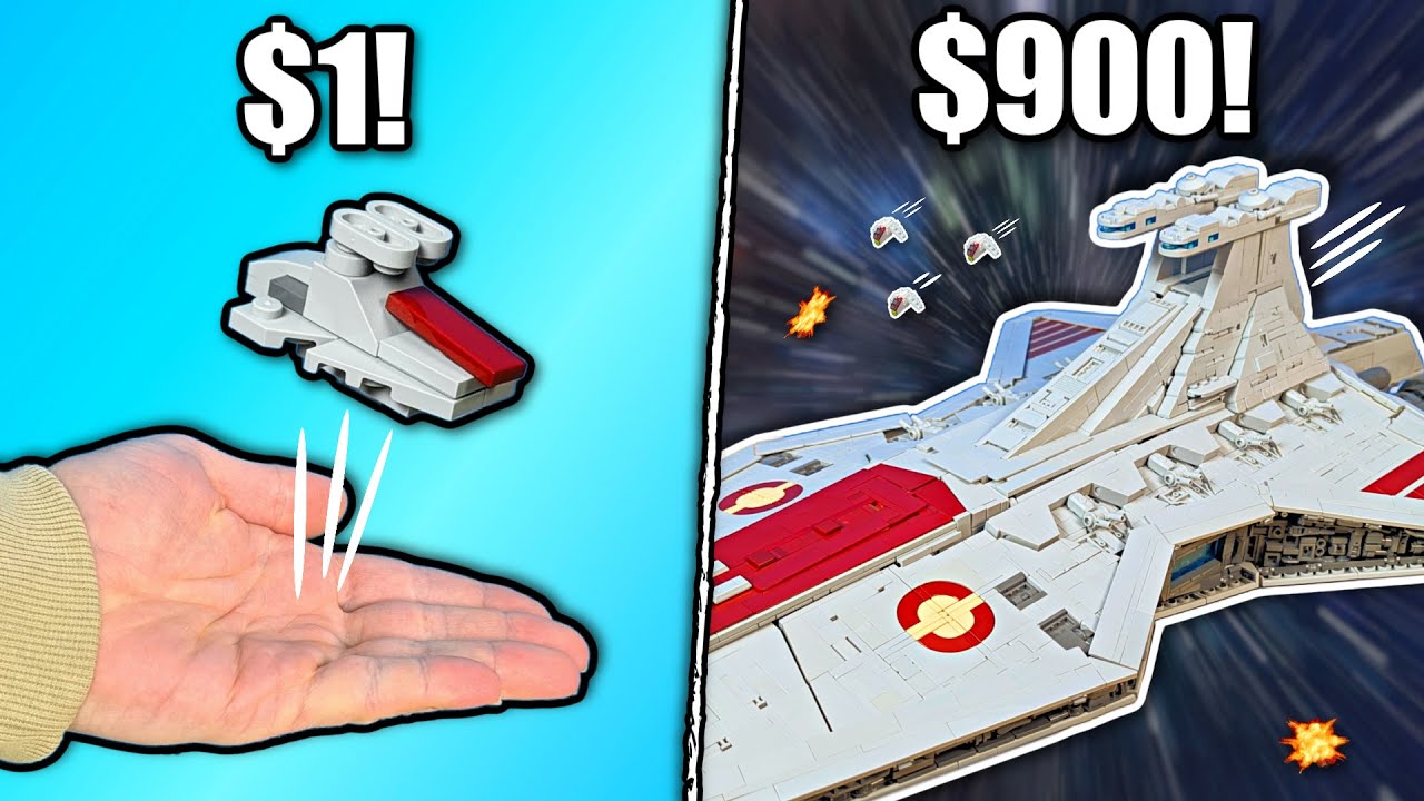 $1 LEGO Venator Vs $900 LEGO Venator!