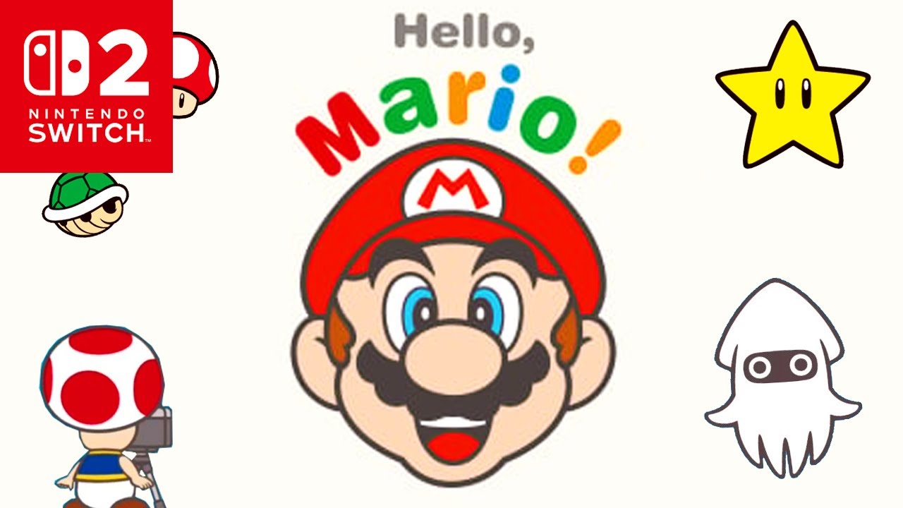 Hello, Mario! (Nintendo Switch 2) - 100% Longplay Full Game Walkthrough Gameplay Guide