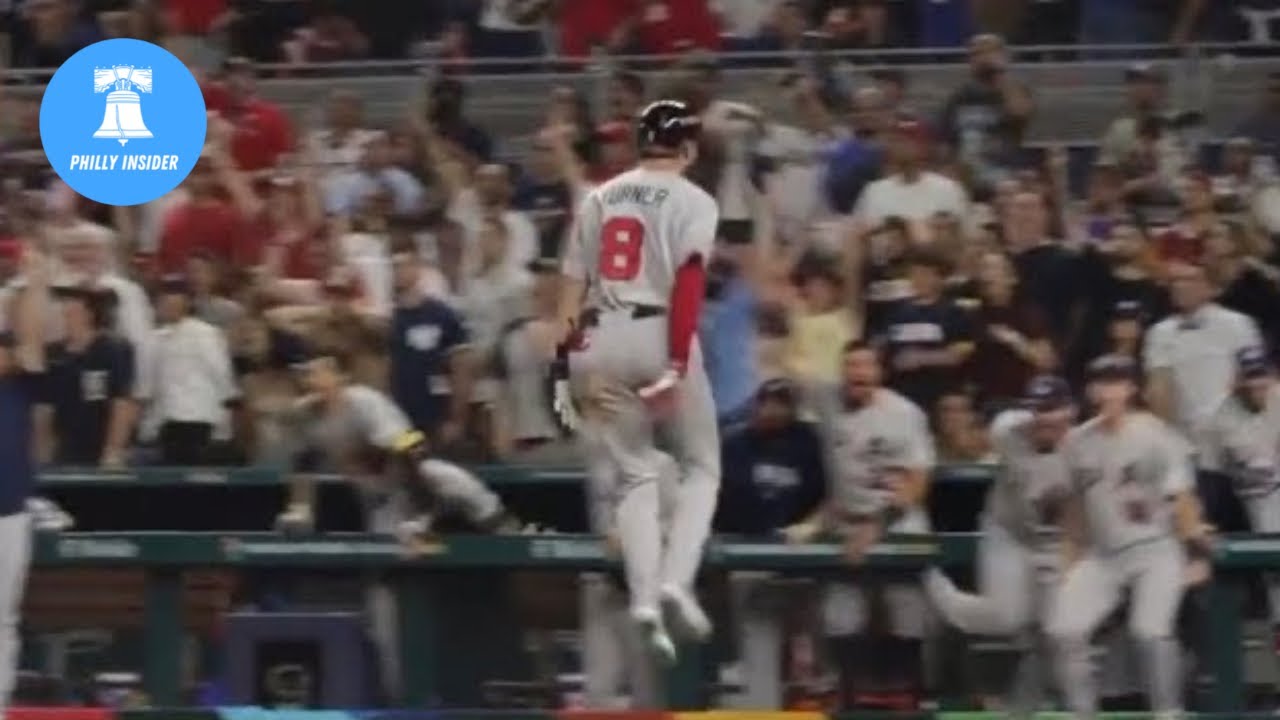 The BEST angle of Trea Turner&rsquo;s go-ahead GRAND SLAM for Team USA