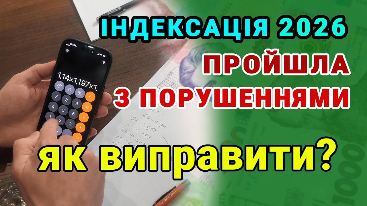 СУМИ ВРАЖАЮТЬ‼️ Отримали малу ПЕНСІЮ паісля ІНДЕКСАЦІЇ - дивться як ВИПРАВИТИ