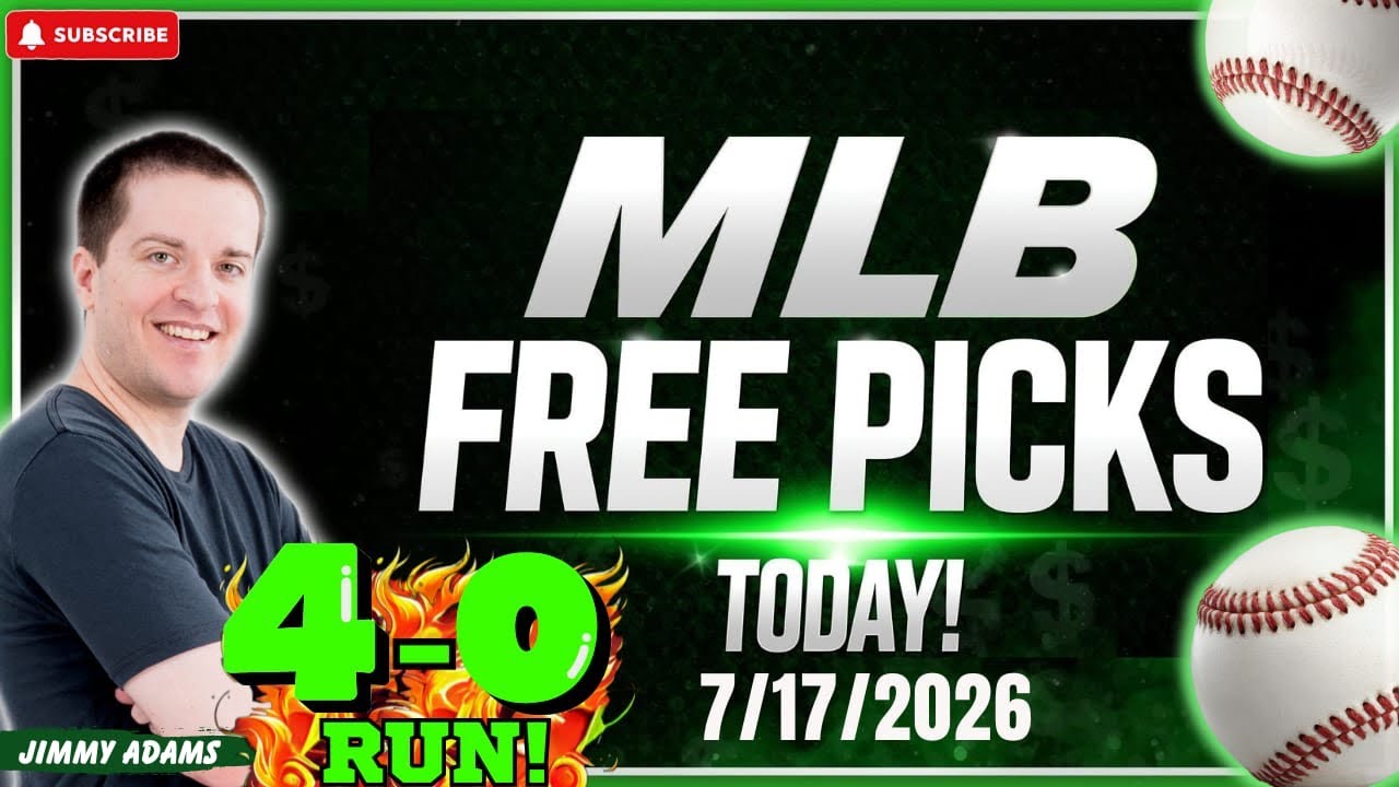 MLB Picks and Predictions Today! Baseball Best Bets and Free Picks Friday 7/17/2026